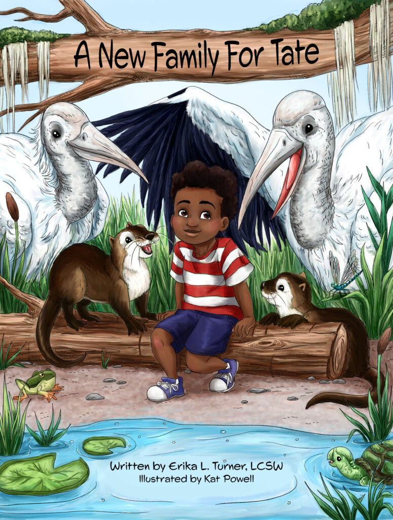 A New Family for Tate written by Erika Turner, Children's Book on Child Abuse & Mental Health